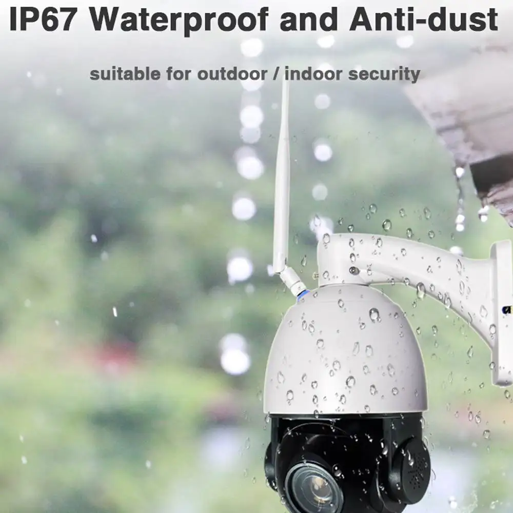 

2019 New 4G Wireless Smart IP Camera 1080P HD Home Security 22 Zoom PTZ Outdoor Waterproof Night Vision Motion Detect Monitor