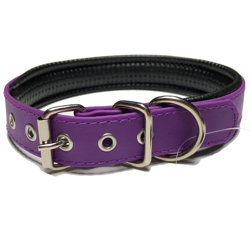 

NIMBLE Waterproof Pets Dog Collars Padded Adjustable PVC Collar Easy To Clean Training Necklace For Small Large Dogs Collar
