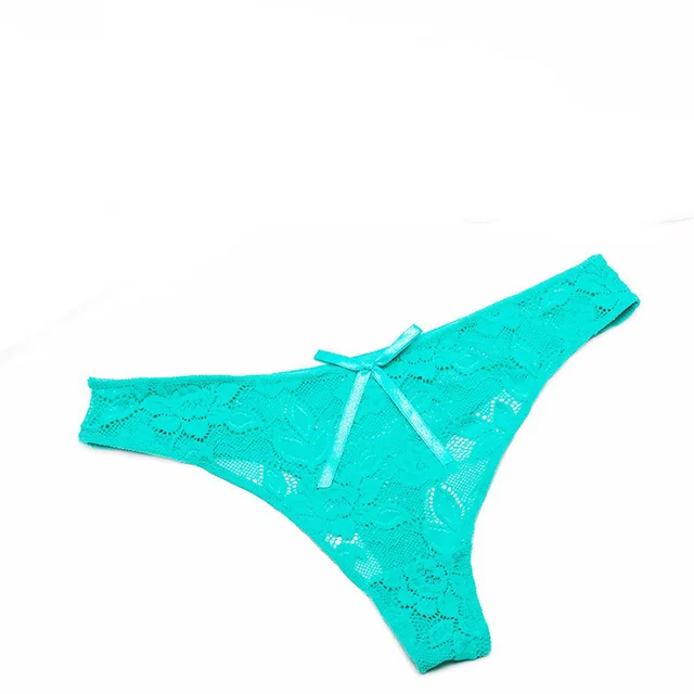 Women Sexy G-string Thong Panties Ultra-thin Transparent Lace Knickers Briefs Chic 1