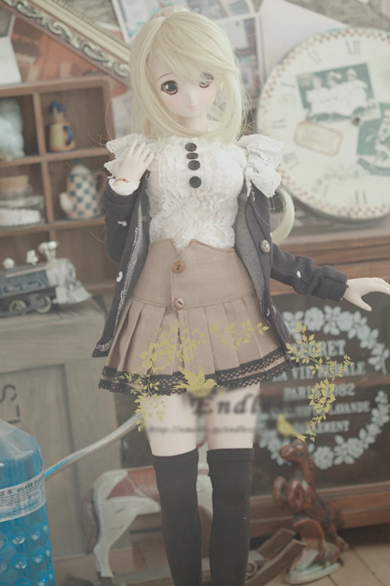 

1/3 SD10 DDL DDM DDY girl 1/4 girl woman aod dod msd bjd doll clothes skirt stockings suits ED13