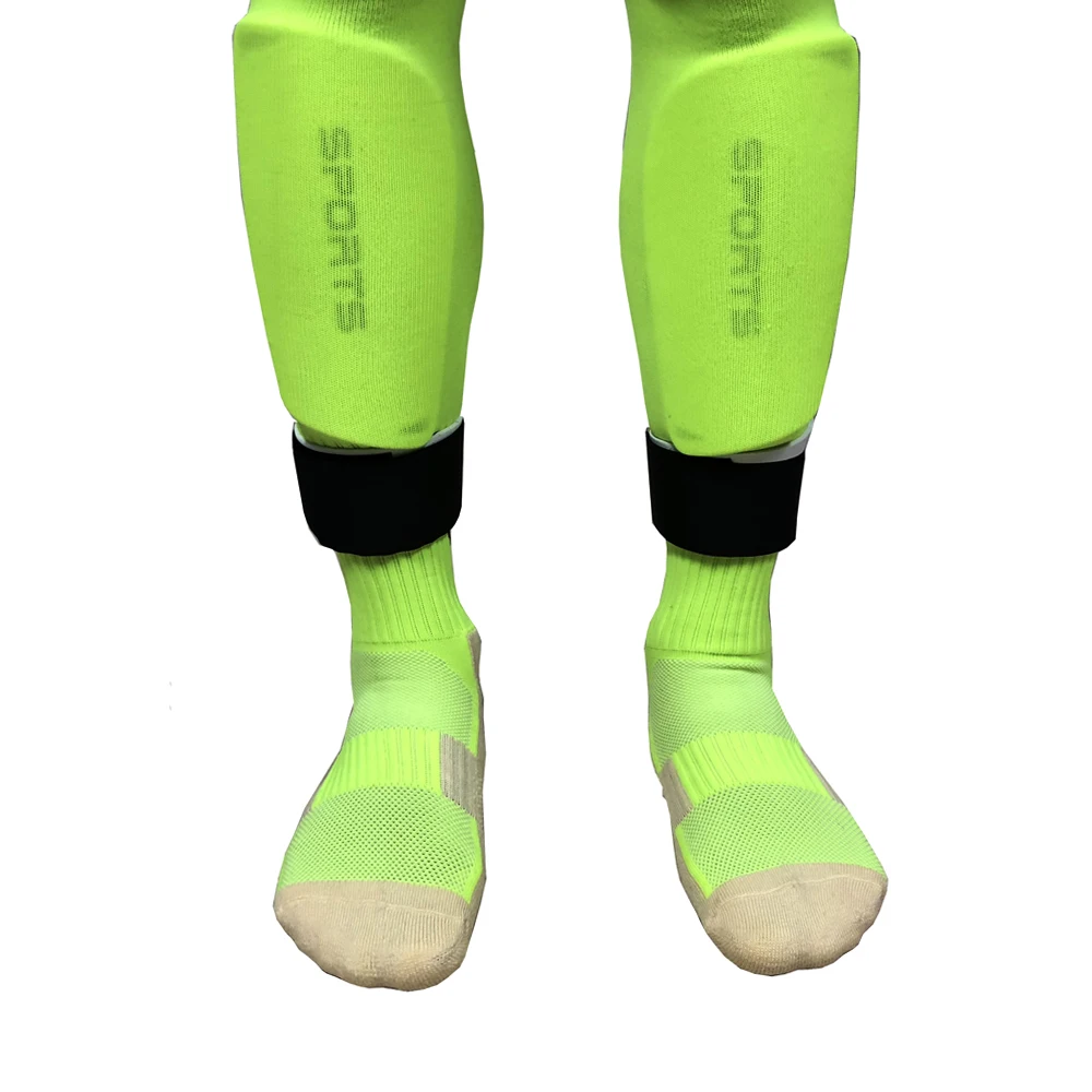 1 пара фиксированные ноги спортивные защитные крепления Ременная Передача Футбол носки для девочек леггинсы охранников Guardian теленок