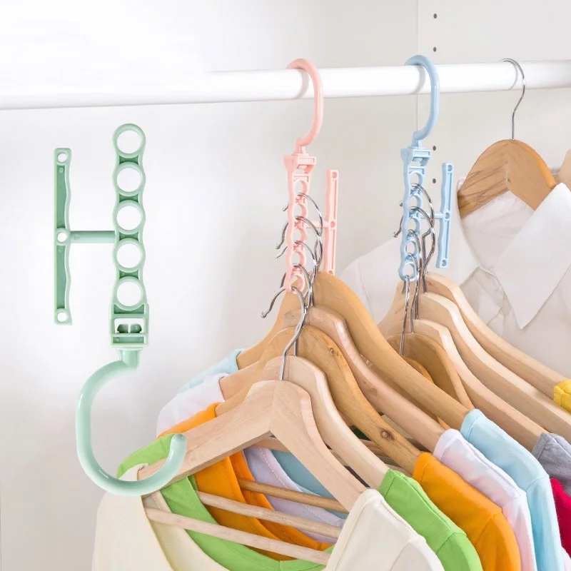 Plastic Multilayer Hanger Hooks Household Anti slip Clothes Hanger