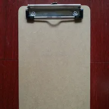 А5 МДФ буфер обмена блокнот деревянный файл клип доска меню буфер обмена с пластиной клип офисные принадлежности