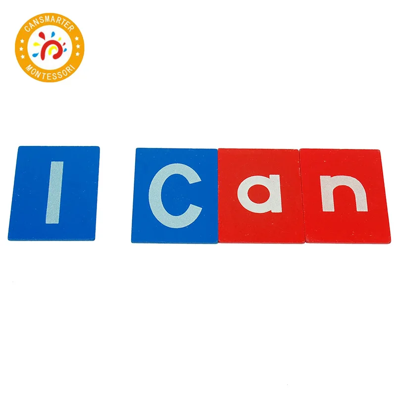  Baby Toy Montessori Material Red and Blue Sand Alphabet Board Learn Letters Early Education Teachin - 33012838235
