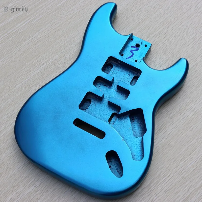 Металлический Синий липа ST электрогитара корпус заводского производства аксессуары для гитары хороший корпус гитары