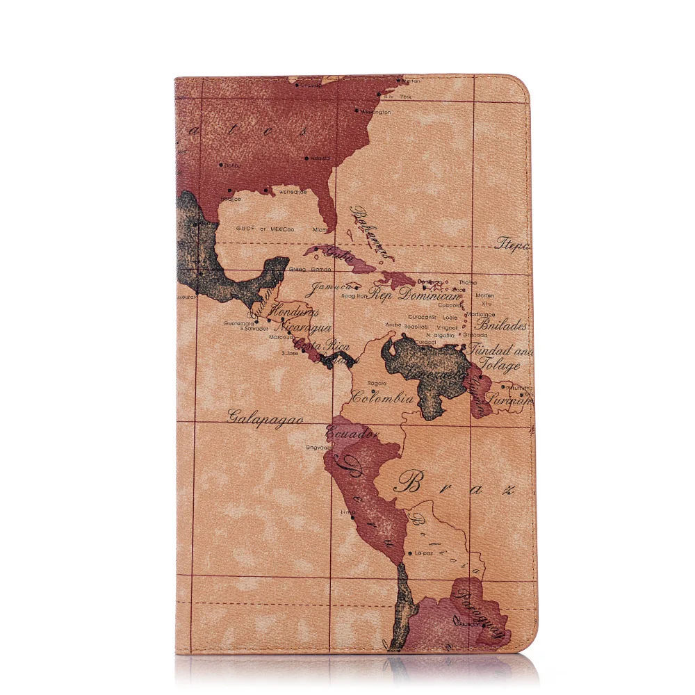 

Map Pattern Case for samsung galaxy tab A 8.0 2019 with S penTablet for Galaxy Tab A 8 2019 SM-P205 P200 P207 Cover Case
