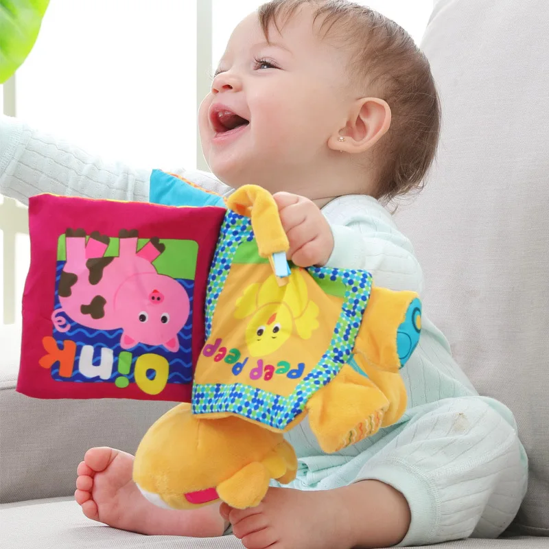 

Baby Cloth Book Early Learning Educational Toys Baby & Toddler Toys English Story Soft Development Baby Books Toys & Hobbies
