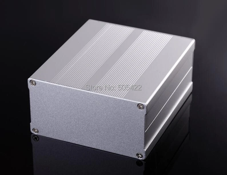 106x55x155mm Full Aluminum Enclosure Case Chassis Project Box HIFI AMP DIY Black