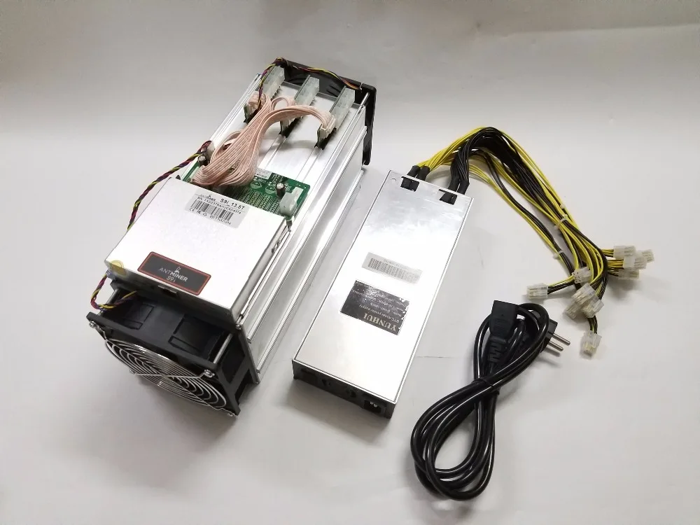 AntMiner S9i 13,5 т Bitcoin Miner с Питание 1800 Вт Asic BTC МПБ Шахтер лучше, чем WhatsMiner M3 T9+ V9 S7 S5