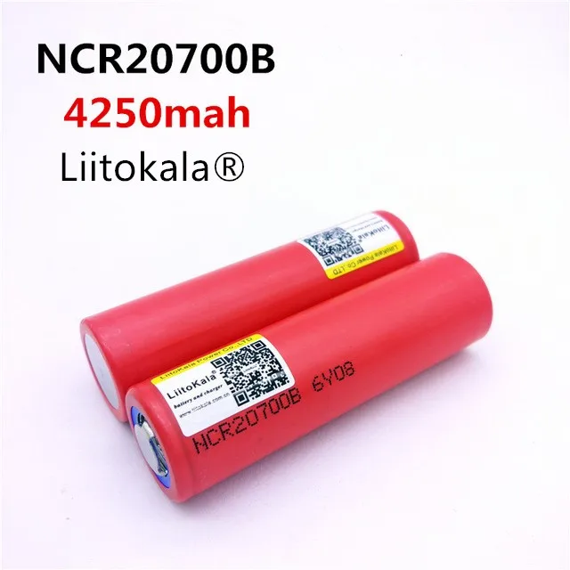 Аккумулятор liitokala 20700B 20700 4250 мАч 2 шт./лот | Электроника