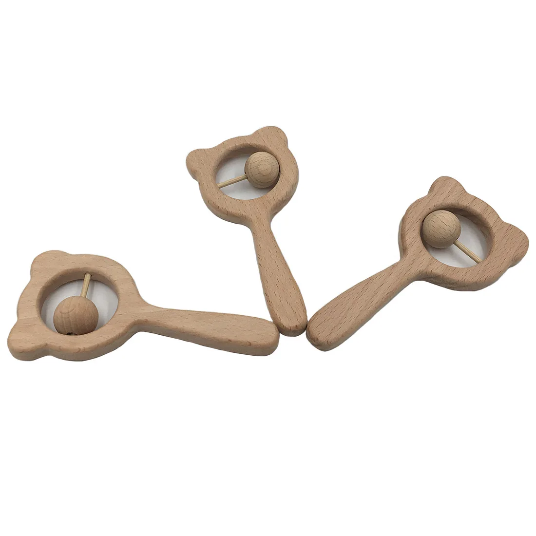 Baby Rattles Baby Toys Beech Wood Bear Hand Teething Wooden Ring Can Chew Beads Play Gym Montessori Stroller Toys Baby Rattles Baby Toys Beech Wood Bear Hand Teething Wooden Ring Can Chew Beads Play Gym Montessori Stroller Toys