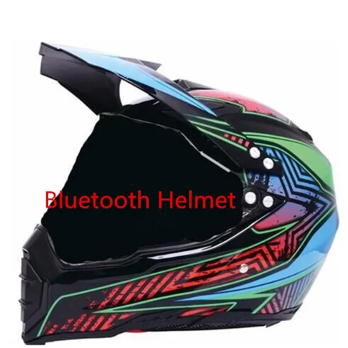 

2019 New Bluetooth Motocross helmets Cross Helmet Mens Moto Capacete helmet Downhill Capacete Motorbike casco Helmets