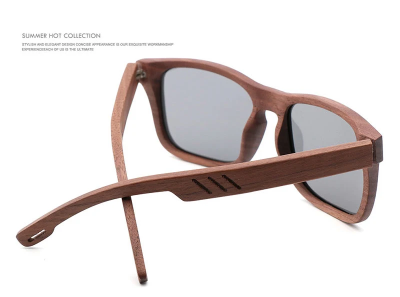 Kennedy Bamboo Polarized Sunglasses
