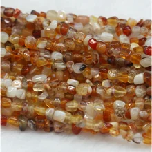 Скидок подлинный оранжевый красный Сардоникс агат бисер россыпью различных размеров Форма Бусины 3-12 мм подходят ювелирные изделия 1" 03953