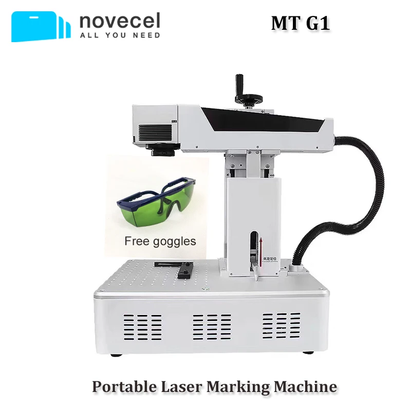 

Novecel MT G1 Protable Fiber Laser Marking Machine for Separate Back Cover Glass Laser Metal Engraving
