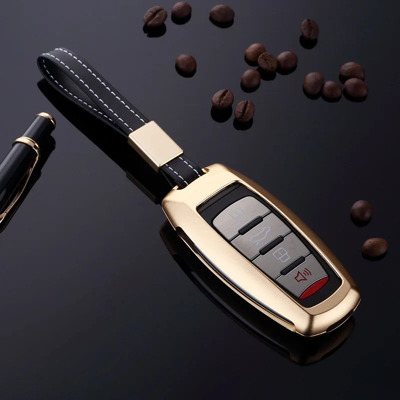 

Aluminum Alloy Car-styling Silicone Key Cover shell Keychain Protector Case for HAVAL H2 H6 H9 auto accessories Light weight