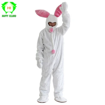 

2020 New Easter Adult Rabbit Mascot Costume Unisex Animal Cosplay Costumes Carnival Party Suit Performance Clothing For Holiday