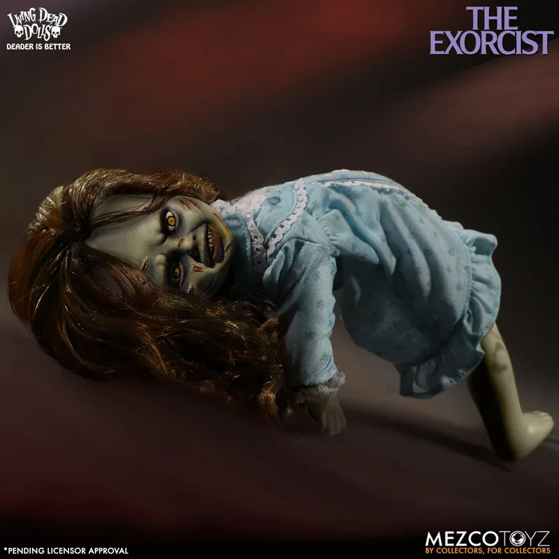 25 см Mezco ужас живых мертвецов Куклы Exorcist Совместное Подвижные Фигурки игрушки