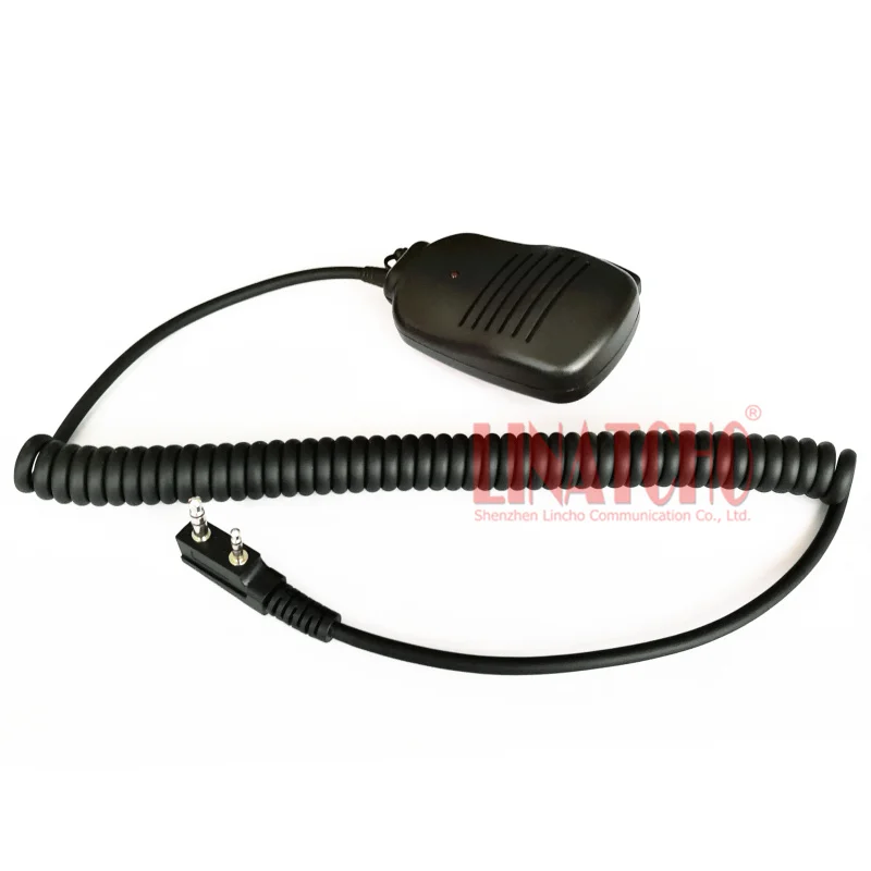 Baofeng UV-5R Small Portable Radio Walkie Talkie red light 2 pins microphone
