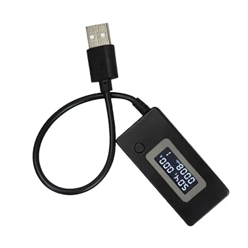 Новое поступление lcd Micro USB зарядное устройство для батарей Емкость Напряжение Ток тестер метр детектор для смартфона мобильный Банк питания - Цвет: Красный