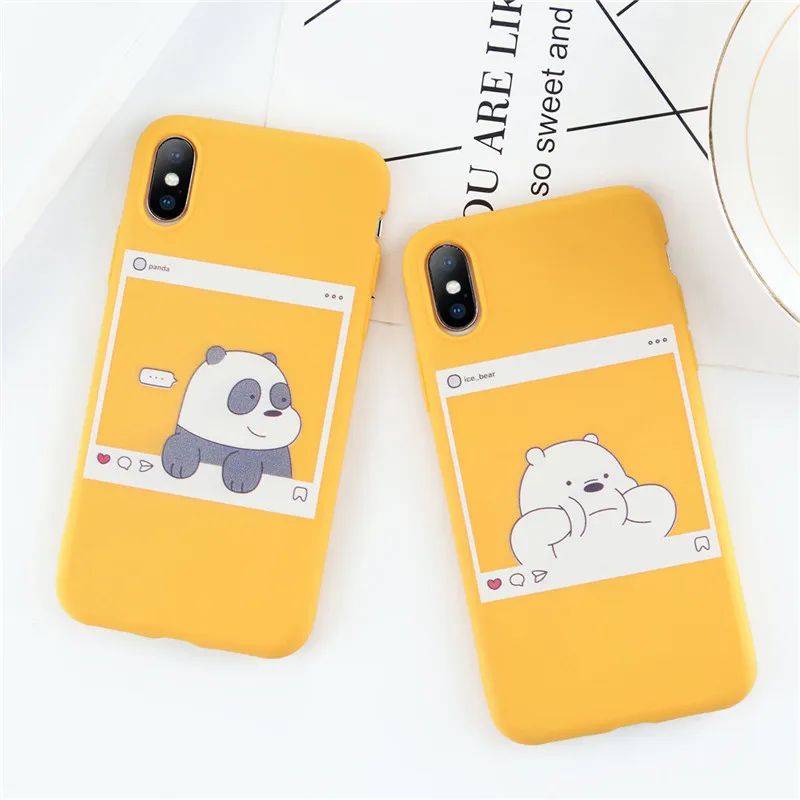 Чехол USLION для iPhone 6 7 8 Plus X XR XS Max Мягкая силиконовая задняя крышка|Бамперы| |