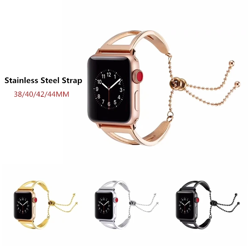 Ремешок для часов Konaforen Apple Watch 38 мм/42 мм/40 мм/44 мм браслет из нержавеющей стали iWatch