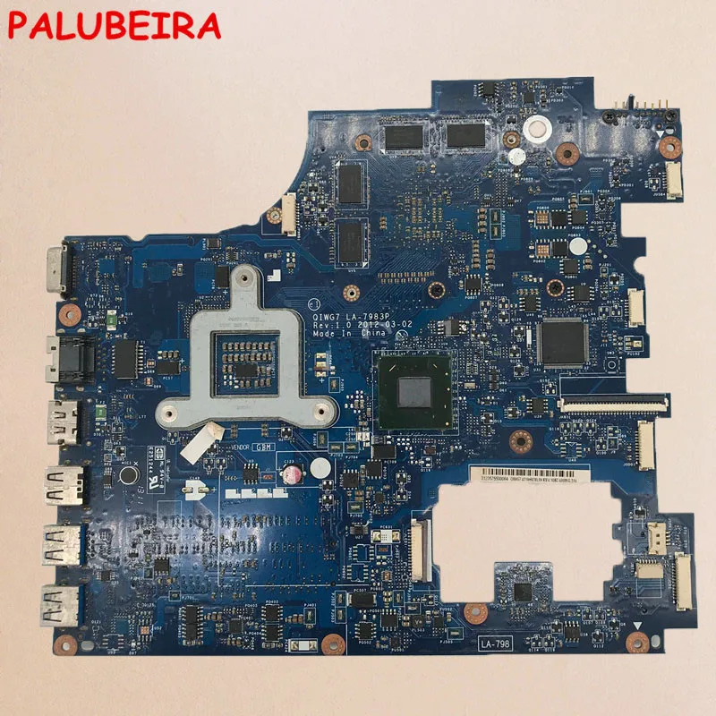 PALUBEIRA For Lenovo G780 Laptop Motherboard QIWG7 LA-7983P HM76 DDR3 100% Working | Компьютеры и офис