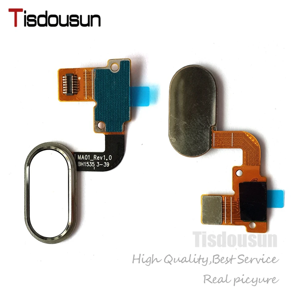 

14 pins For Meizu M3 Note Home Button Fingerprint Sensor Key Flex Cable Ribbon Replacement Parts Meizu M3 Note L681H Button