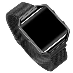 Milanese Loop часы на магнитном ремешке для Fitbit Blaze Смарт часы группа сетки нержавеющая сталь бретели нижнего белья браслет с рамки