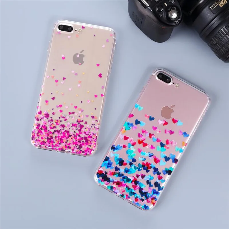 Мягкий силиконовый чехол для телефона iphone 7 8 5 5S s SE 6 6s Plus x 10 прозрачный ТПУ с