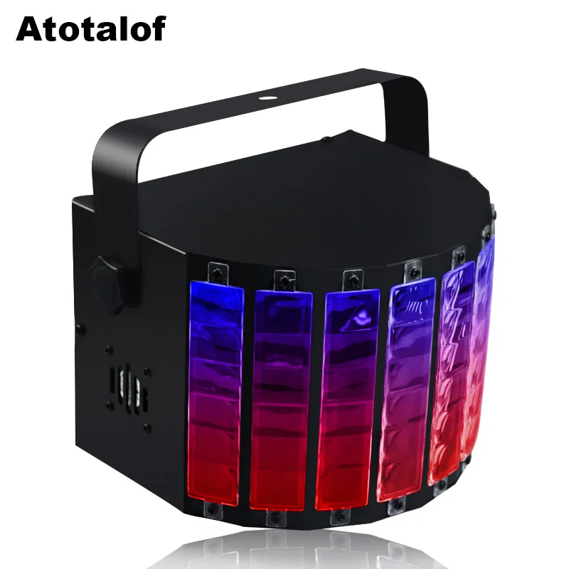 

Atotalof Party Disco With Remote Control Lights DMX 512 Christmas Voice Control 13W Disco KTV Bar Club LED Strobe Stage Light