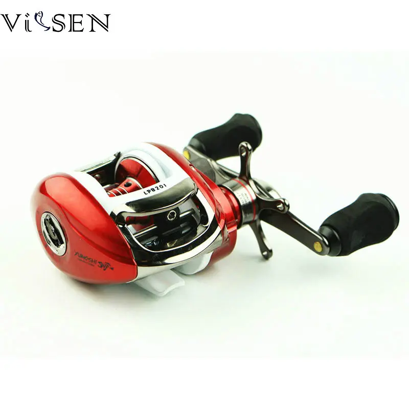 

Vissen curado carrete baitcasting 12+1 Ball Bearings Right/Left Hand Baitcasting Reel Fishing Reel with Magnetic Brake System