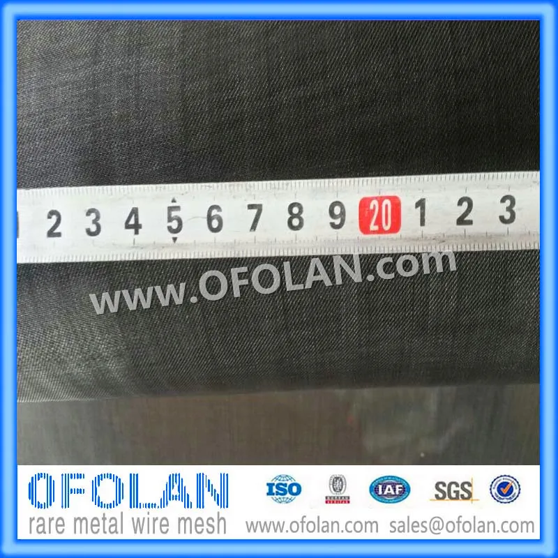 

Hole size 0.2mm(100 mesh) molybdenum wire mesh 100mmX1000mm stock supply
