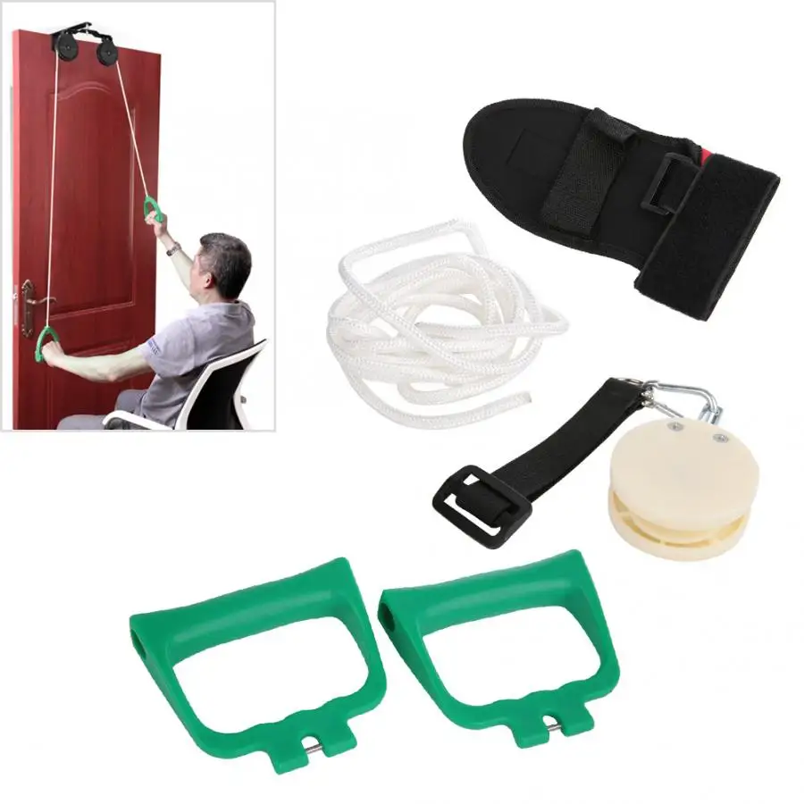 

Pain Relief Upper Limb Shoulder Joint Rehabilitation Training Kit Exercise Door Hanging Pulley Trainer Home Use Braces Supports
