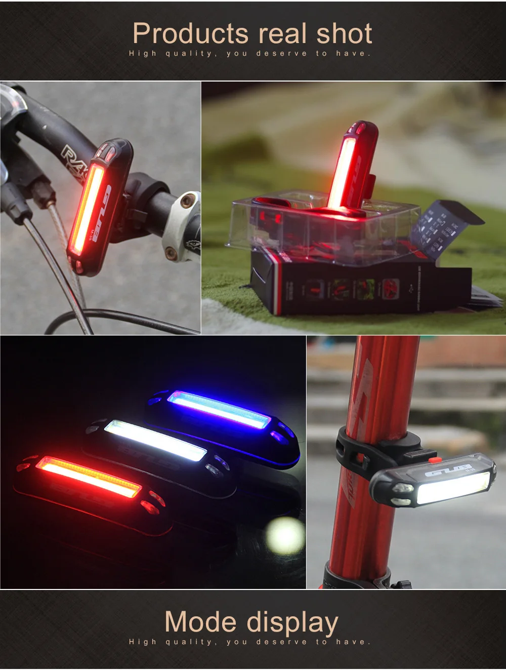 Clearance GUB Bicycle Lights USB Rechargeable Bike Light Warning Seatpost Rear LED Lamp Red Blue White Bicycle Tail Light 5 Clearance GUB Bicycle Lights USB Rechargeable Bike Light Warning Seatpost Rear LED Lamp Red Blue White Bicycle Tail Light 5