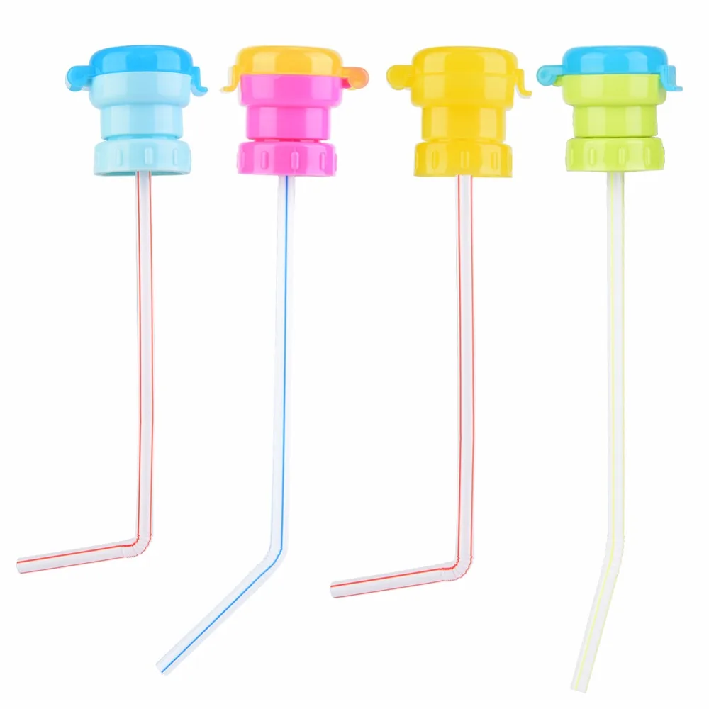 

Kids silicone cup cover Portable Spill Proof Juice Water Bottle Twist Cover Cap With straw Safe Drink Cup for Kids Baby Feeding