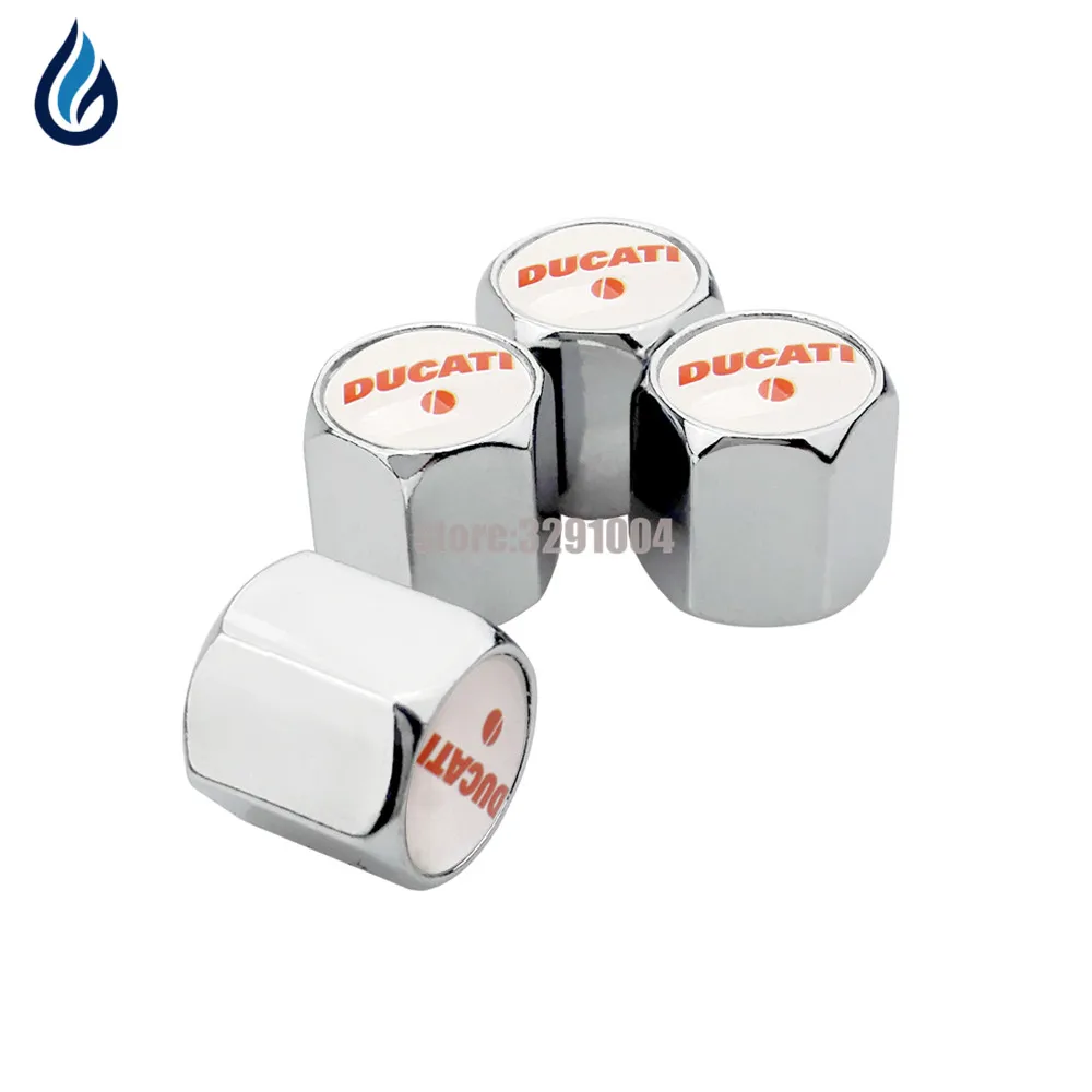 

Tire Valve Caps Silver Wheel Airtight Cover For Ducati 696 848 796 821 899 1199 Diavel Hypermotard Monster Multistrada Superbike
