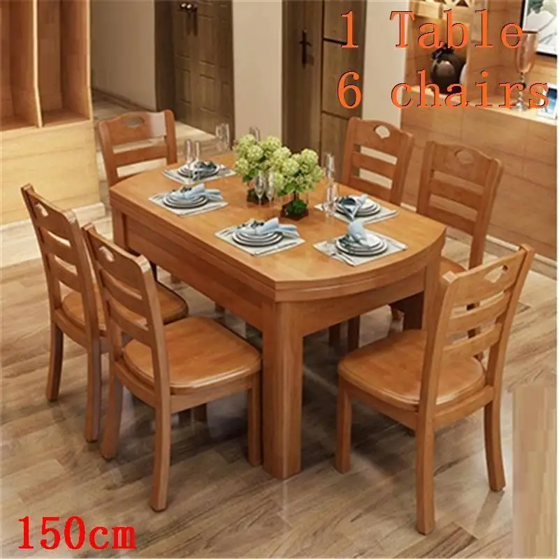 Mueble Comedor A Langer Tavolo Piknik Masa Sandalye Redonda Dinning Set Marmol винтажный стол для столовой - Цвет: MODEL L