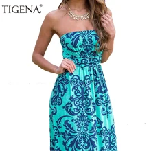 TIGENA font b Boho b font Summer font b Dress b font font b Women b