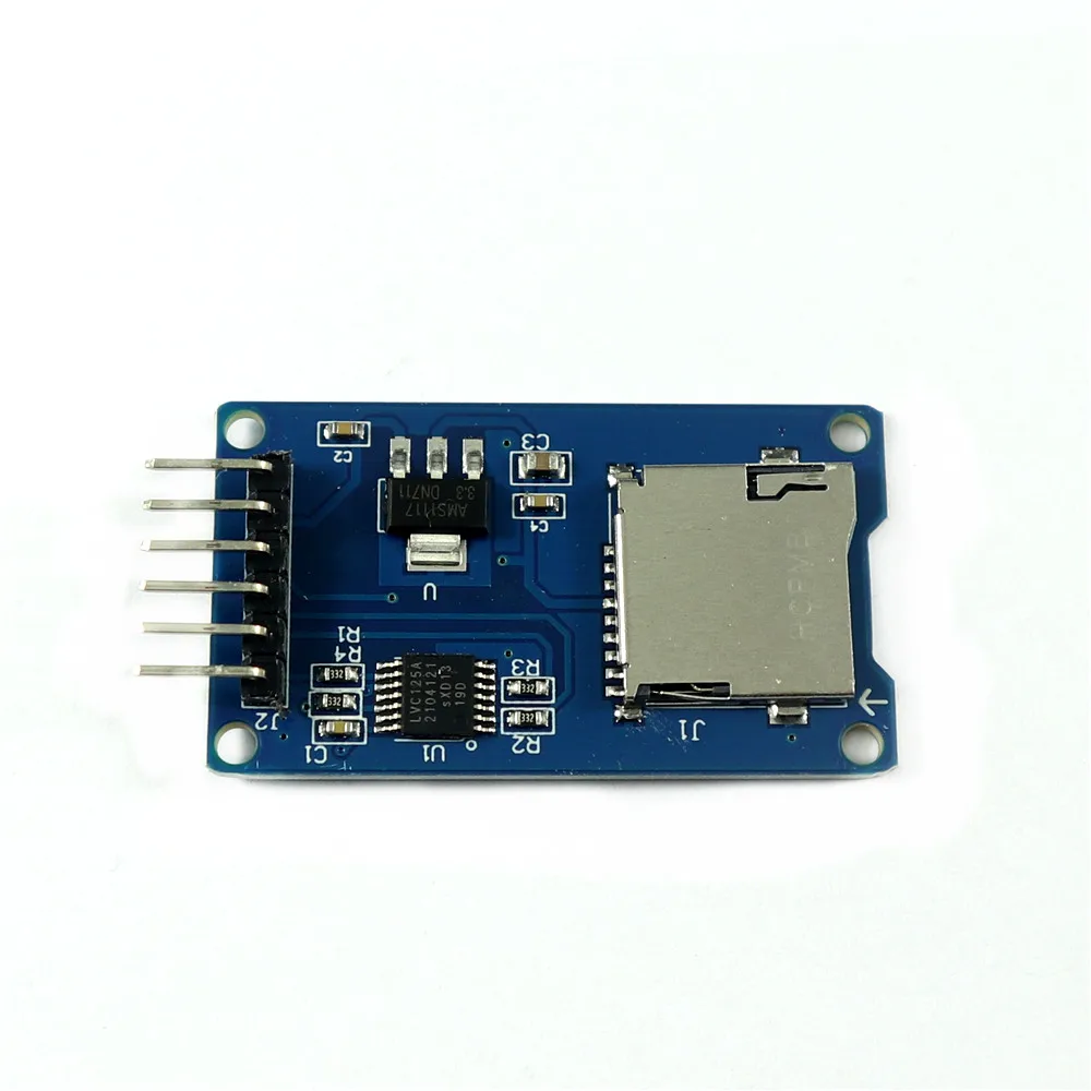 1 шт./лот KJ222 Micro SD карта mini TF кардридер модуль SPI интерфейсы с чипом