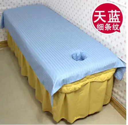 Хлопок утолщаются сплошной цвет массаж одеяло простыня для односпальной кровати красота простыни покрывало