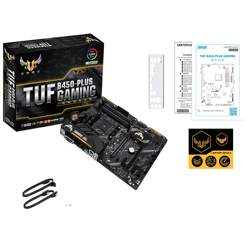  Asus TUF B450-PLUS GAMING Desktop Board AM4 Prozessor ATX Bord