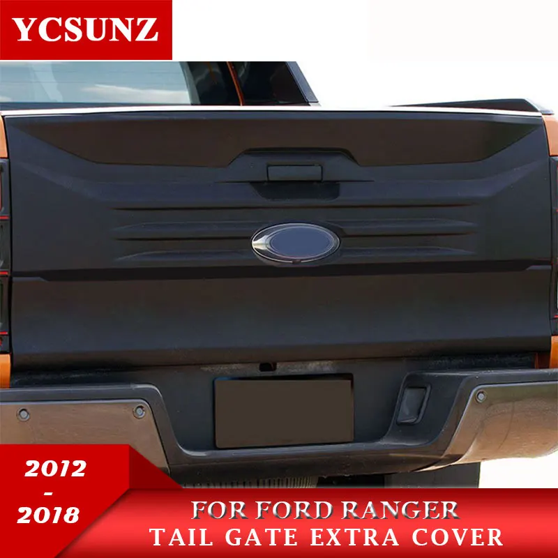 

2012-2019 Tail Gate Nudge Cover For Ford Ranger Accessories Extra Tail Gate Trim Suitable Ford Ranger 2017 Wildtrak T6 T7 Ycsunz
