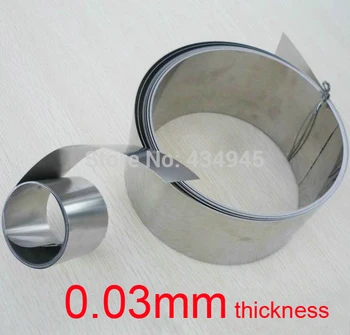 

0.03mm Thickness 100mm Width 5meters Stainless Steel Strap ,ss304 Spring Sheet, leaf spring Plate,stainless foil Thin Tape