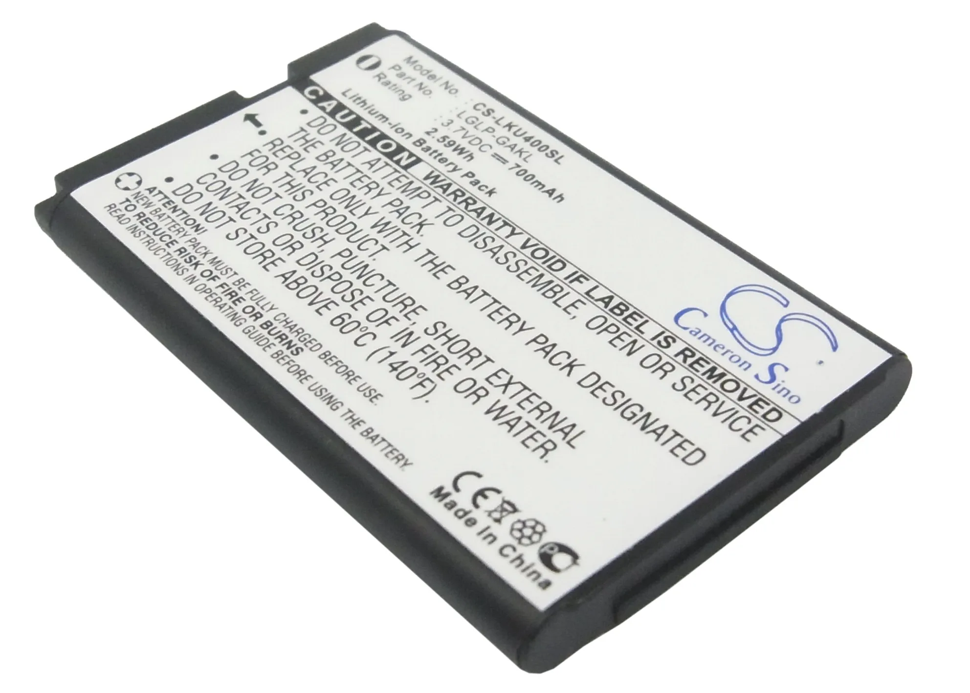 LGLP GAKL батареи Cameron Sino 700mAh для LG U400|cameron sino|battery for lgbattery |
