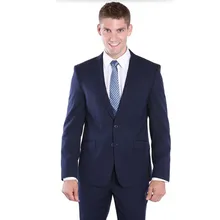 Solid color groom suits tuxedos new design wedding suits tuxedos blue single breasted groomsman party dress suits(jacket+pants)