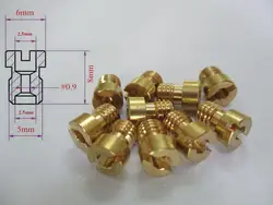 (Бесплатная доставка 12 шт. разных размеров) titan ЦВК PE, основной инжекторы сопла CB CG GY6 карбюратор keihin M5 основной jet/injetor