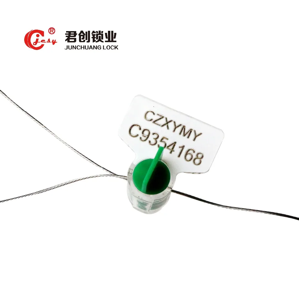 

JCSY JCMS008 tamper evident pull tight adjustable plastic meter seal for power utility 1000pcs