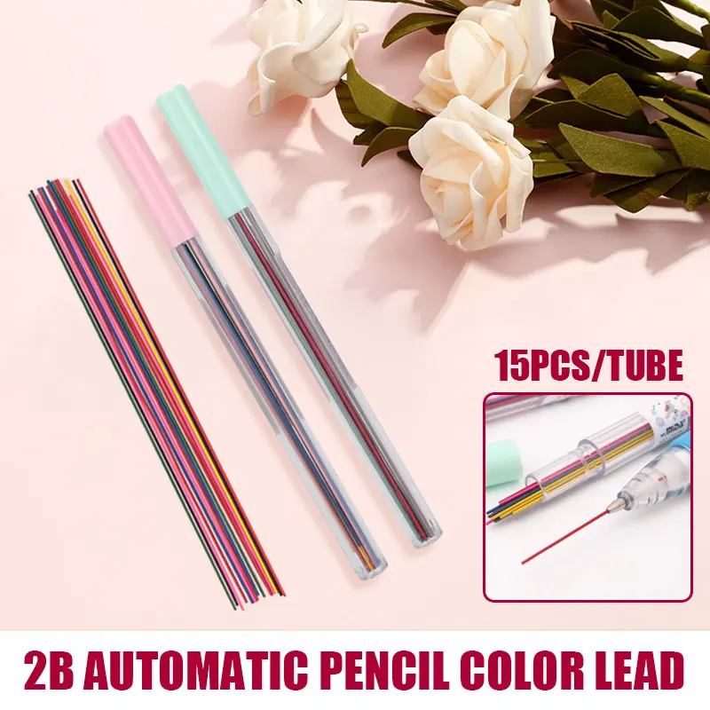 

Professional Mechanical Pencil Refills Colorful 0.5 /0.7 Mm Mechanical Pencil Lead Sign Pen Durable Colorfun Pencil Refills