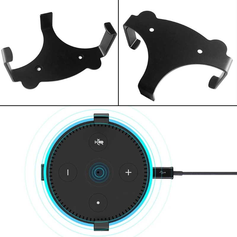

2019 New Metal Wall Mount Stand Holder Bracket for Amazon Echo Echo Dot 2nd Generation